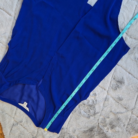 American Eagle Blue Chiffon Tank Top, Women's Small, Great Condition - Picture 5 of 8